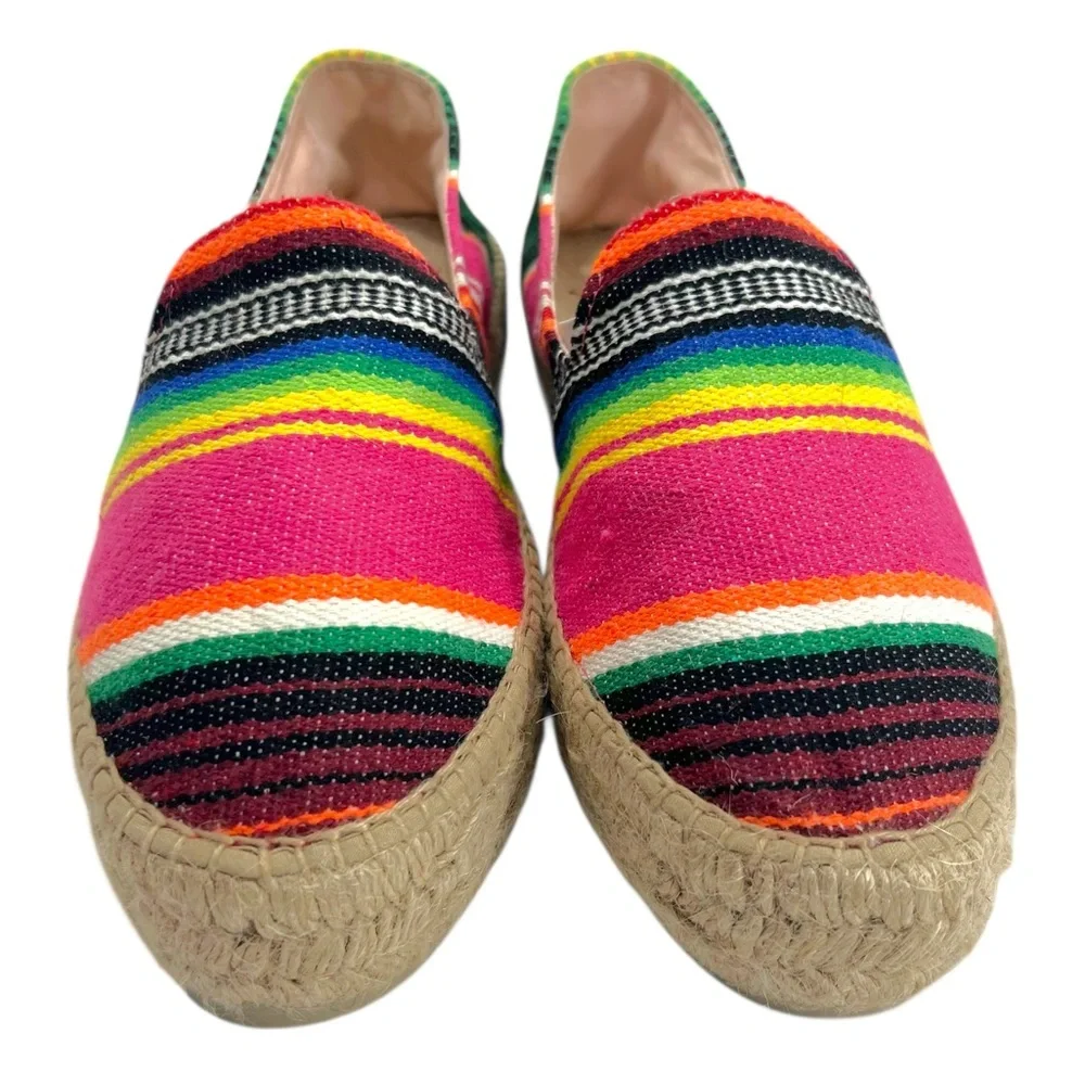 Tulum striped platform espadrilles - Multicolor